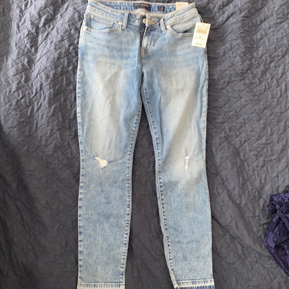 Lucky Brand low rise skinny jeans size 4/27